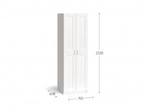 2.06.01.030.4 МАКС шкаф 2 двери 75х61х233 серый RU в Добрянке - dobryanka.ok-mebel.com | фото 4