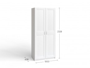 2.06.01.050.4 МАКС шкаф 2 двери 100х61х233 серый RU в Добрянке - dobryanka.ok-mebel.com | фото 4