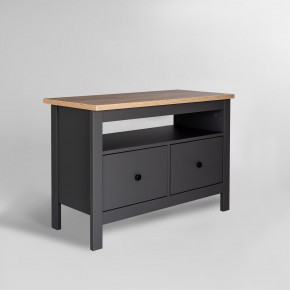 2.08.03.080.15 САГА тумба 2 ящика серая/ясень RU в Добрянке - dobryanka.ok-mebel.com | фото