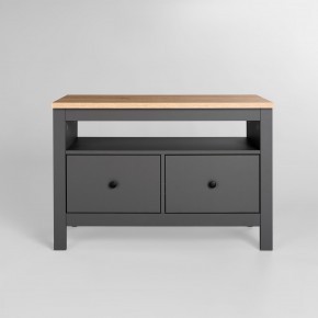2.08.03.080.15 САГА тумба 2 ящика серая/ясень RU в Добрянке - dobryanka.ok-mebel.com | фото 2
