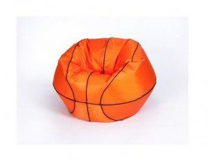 Кресло-мешок Баскетбольный мяч большой оранжево-черное в Добрянке - dobryanka.ok-mebel.com | фото 2
