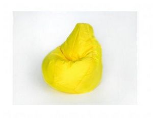 Кресло-мешок Груша большое желтое в Добрянке - dobryanka.ok-mebel.com | фото 1