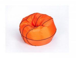 Кресло-мешок Баскетбольный мяч большой оранжево-черное в Добрянке - dobryanka.ok-mebel.com | фото 3