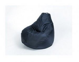 Кресло-мешок Груша малое черное в Добрянке - dobryanka.ok-mebel.com | фото 1