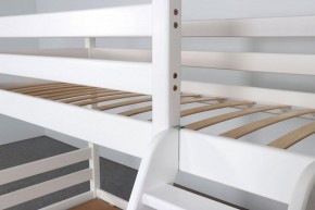 АДЕЛЬ Кровать двухъярусная с наклонной лестницей (белый) в Добрянке - dobryanka.ok-mebel.com | фото 6