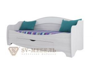 Кровать одноярусная Акварель 1 с ящиком в Добрянке - dobryanka.ok-mebel.com | фото 1