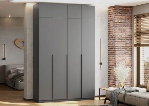 Антресоль 1600 «ШК-5» Графит серый в Добрянке - dobryanka.ok-mebel.com | фото 4