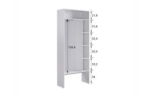 БАСКО Прихожая К5 (графит) в Добрянке - dobryanka.ok-mebel.com | фото 9