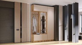 БАВАРИЯ Прихожая (дуб вотан/кашемир) в Добрянке - dobryanka.ok-mebel.com | фото