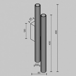Бра Maytoni Calipso C082WL-24W2.7K-B в Добрянке - dobryanka.ok-mebel.com | фото 5