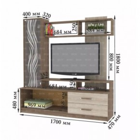 ДАРЬЯ Гостиная (Крафт серый/Крафт белый) в Добрянке - dobryanka.ok-mebel.com | фото 8
