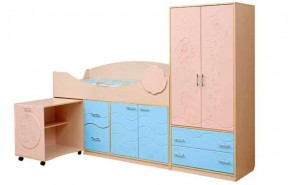 Набор мебели для детской Юниор -12.2 (700*1860) МДФ матовый в Добрянке - dobryanka.ok-mebel.com | фото