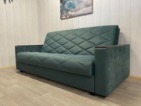 Диван Престиж-15 (НПБ+МДФ) велюр Sensey bottle green в Добрянке - dobryanka.ok-mebel.com | фото 3