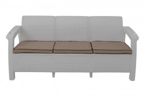 Диван Yalta Premium Sofa 3 Set (Ялта) белый (+подушки под спину) в Добрянке - dobryanka.ok-mebel.com | фото 2