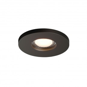 DK2036-BK Встраиваемый светильник влагозащ., IP 44, до 15 Вт, GU10, LED, черный, алюминий в Добрянке - dobryanka.ok-mebel.com | фото 3