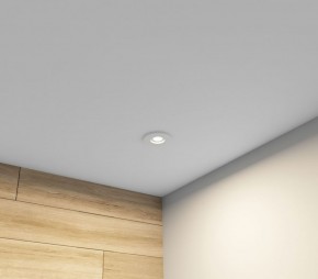 DK2036-WH Встраиваемый светильник влагозащ., IP 44, до 15 Вт, GU10, LED, белый, алюминий в Добрянке - dobryanka.ok-mebel.com | фото 7