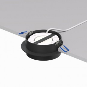 DK2090-BK Встраиваемый светильник FLAT, IP 20, до 15 Вт, GX53, LED, черный, алюминий в Добрянке - dobryanka.ok-mebel.com | фото 4