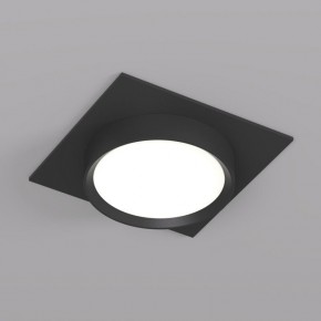 DK2091-BK Встраиваемый светильник FLAT, IP 20, до 15 Вт, GX53, LED, черный, алюминий в Добрянке - dobryanka.ok-mebel.com | фото