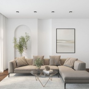 DK2091-BK Встраиваемый светильник FLAT, IP 20, до 15 Вт, GX53, LED, черный, алюминий в Добрянке - dobryanka.ok-mebel.com | фото 5