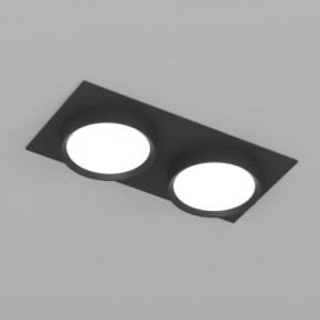 DK2092-BK Встраиваемый светильник FLAT, IP 20, до 15 Вт, GX53, LED, черный, алюминий в Добрянке - dobryanka.ok-mebel.com | фото 4