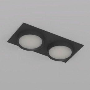 DK2092-BK Встраиваемый светильник FLAT, IP 20, до 15 Вт, GX53, LED, черный, алюминий в Добрянке - dobryanka.ok-mebel.com | фото 5