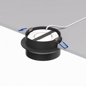 DK2100-BK Встраиваемый светильник NIKO, IP 20, до 15 Вт, GX53, LED, черный, акрил, алюминий в Добрянке - dobryanka.ok-mebel.com | фото 4