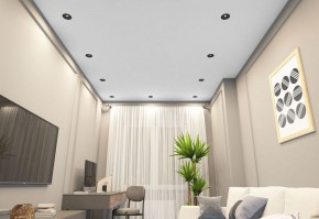 DK2120-BK Встраиваемый светильник, IP 20, 50 Вт, GU10, черный, алюминий в Добрянке - dobryanka.ok-mebel.com | фото 6