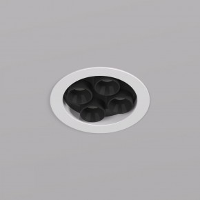 DK2510-WB Встраиваемый светильник SPACE со светодиодом d65 220V 8W 38° 4000К IP20 белый/черный алюминий в Добрянке - dobryanka.ok-mebel.com | фото 2