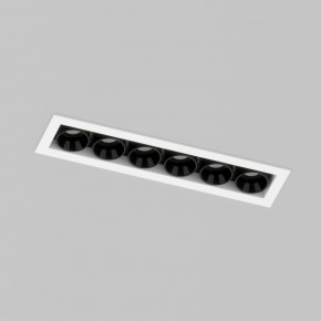 DK2514-WB Встраиваемый светильник SPACE со светодиодом L126mm 220V 10W 38° 4000К IP20 белый/черный алюминий в Добрянке - dobryanka.ok-mebel.com | фото 2