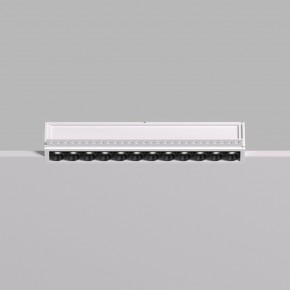 DK2532-WB Встраиваемый светильник SPACE со светодиодом под шпатлевку L240mm 220V 20W 38° 4000К IP20 белый/черный алюминий в Добрянке - dobryanka.ok-mebel.com | фото 3