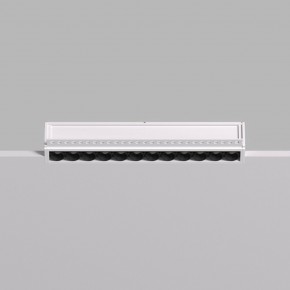 DK2532-WB Встраиваемый светильник SPACE со светодиодом под шпатлевку L240mm 220V 20W 38° 4000К IP20 белый/черный алюминий в Добрянке - dobryanka.ok-mebel.com | фото 4