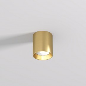 DK2610-SB Накладной светильник SHINE TUBE со светодиодом, D70*H80, IP20, 3000К, 10W, RA?90, сатинированная латунь, алюминий в Добрянке - dobryanka.ok-mebel.com | фото