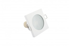 DK3014-WH Встраиваемый светильник влагозащ., IP 44, 50 Вт, GU10, белый, алюминий в Добрянке - dobryanka.ok-mebel.com | фото 4