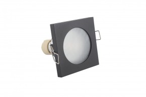 DK3015-BK Встраиваемый светильник влагозащ., IP 44, 50 Вт, GU10, черный, алюминий в Добрянке - dobryanka.ok-mebel.com | фото 4