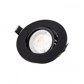 DK3020-BK Встраиваемый светильник, IP 20, 10 Вт, GU5.3, LED, черный, пластик в Добрянке - dobryanka.ok-mebel.com | фото 1