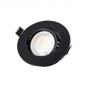 DK3020-BK Встраиваемый светильник, IP 20, 10 Вт, GU5.3, LED, черный, пластик в Добрянке - dobryanka.ok-mebel.com | фото 2