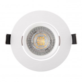 DK3020-WH Встраиваемый светильник, IP 20, 10 Вт, GU5.3, LED, белый, пластик в Добрянке - dobryanka.ok-mebel.com | фото