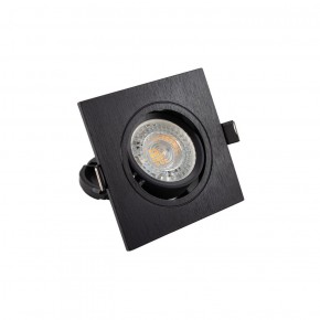 DK3021-BK Встраиваемый светильник, IP 20, 10 Вт, GU5.3, LED, черный, пластик в Добрянке - dobryanka.ok-mebel.com | фото 2