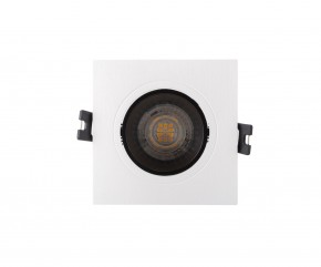 DK3021-WB Встраиваемый светильник, IP 20, 10 Вт, GU5.3, LED, белый/черный, пластик в Добрянке - dobryanka.ok-mebel.com | фото