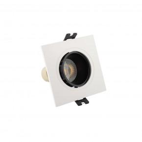 DK3021-WB Встраиваемый светильник, IP 20, 10 Вт, GU5.3, LED, белый/черный, пластик в Добрянке - dobryanka.ok-mebel.com | фото 2