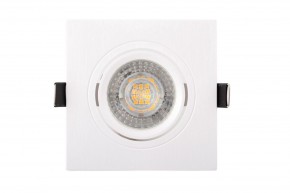 DK3021-WH Встраиваемый светильник, IP 20, 10 Вт, GU5.3, LED, белый, пластик в Добрянке - dobryanka.ok-mebel.com | фото 2