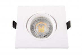 DK3021-WH Встраиваемый светильник, IP 20, 10 Вт, GU5.3, LED, белый, пластик в Добрянке - dobryanka.ok-mebel.com | фото 3