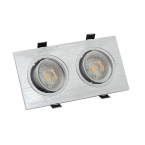 DK3022-CM Встраиваемый светильник, IP 20, 10 Вт, GU5.3, LED, серый, пластик в Добрянке - dobryanka.ok-mebel.com | фото 2