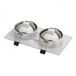 DK3022-CM Встраиваемый светильник, IP 20, 10 Вт, GU5.3, LED, серый, пластик в Добрянке - dobryanka.ok-mebel.com | фото 4