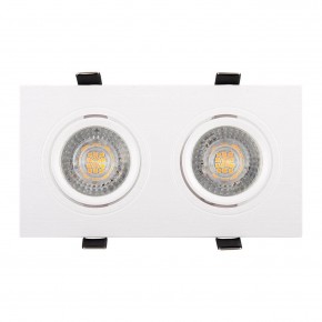 DK3022-WH Встраиваемый светильник, IP 20, 10 Вт, GU5.3, LED, белый, пластик в Добрянке - dobryanka.ok-mebel.com | фото 2