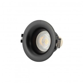 DK3024-BK Встраиваемый светильник, IP 20, 10 Вт, GU5.3, LED, черный, пластик в Добрянке - dobryanka.ok-mebel.com | фото