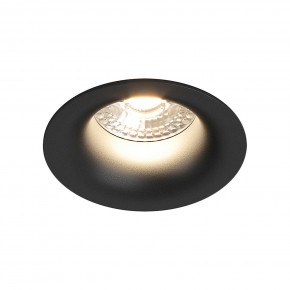 DK3024-BK Встраиваемый светильник, IP 20, 10 Вт, GU5.3, LED, черный, пластик в Добрянке - dobryanka.ok-mebel.com | фото