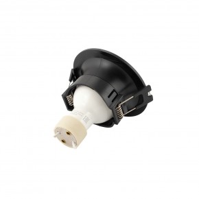 DK3024-BK Встраиваемый светильник, IP 20, 10 Вт, GU5.3, LED, черный, пластик в Добрянке - dobryanka.ok-mebel.com | фото 3