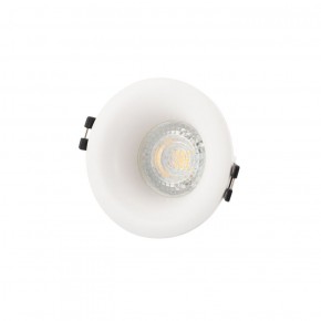 DK3024-WH Встраиваемый светильник, IP 20, 10 Вт, GU5.3, LED, белый, пластик в Добрянке - dobryanka.ok-mebel.com | фото