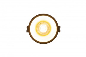 DK3026-BG Встраиваемый светильник, IP 20, 10 Вт, GU5.3, LED, черный/золотой, пластик в Добрянке - dobryanka.ok-mebel.com | фото 2